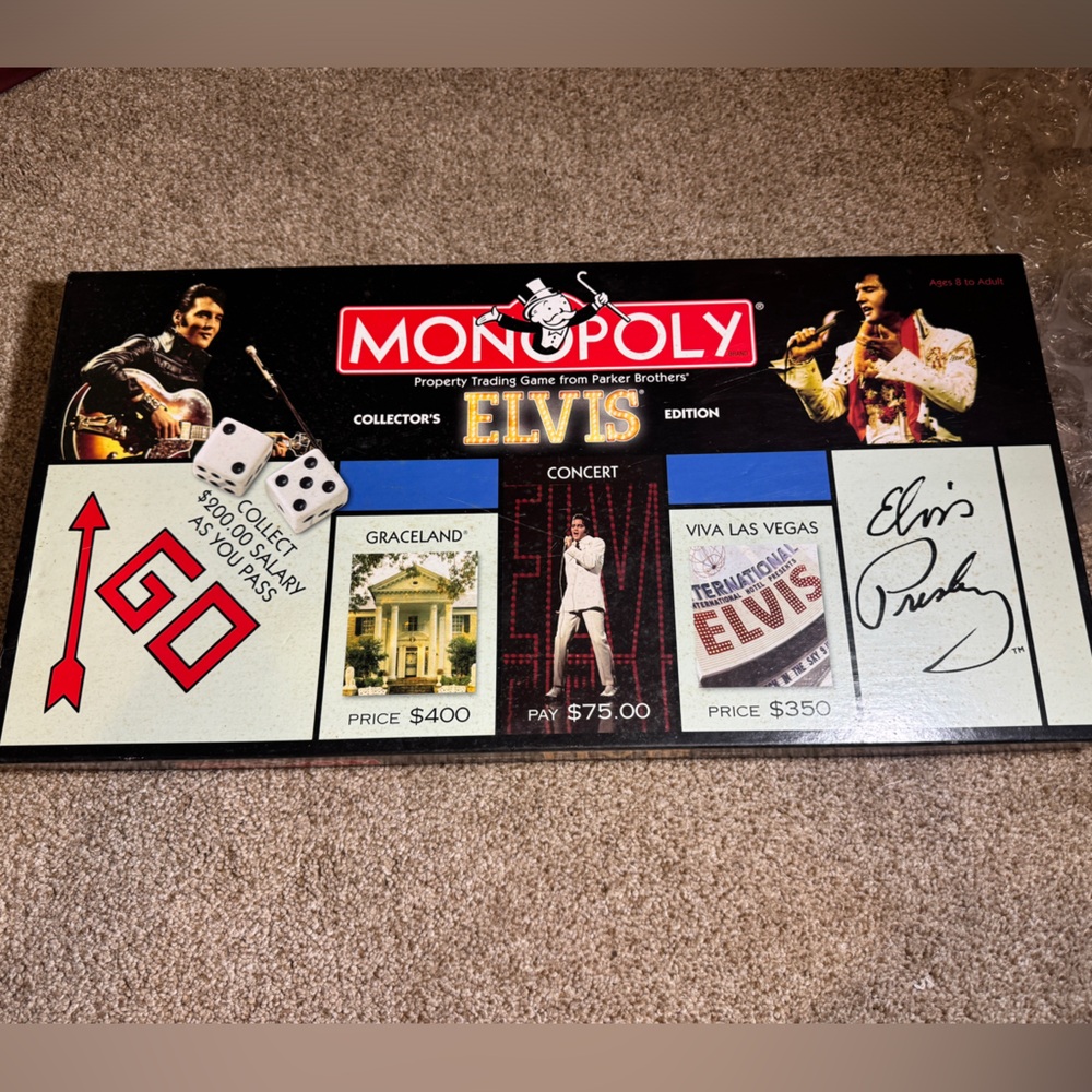 Monolopy Collectors Elvis Edition